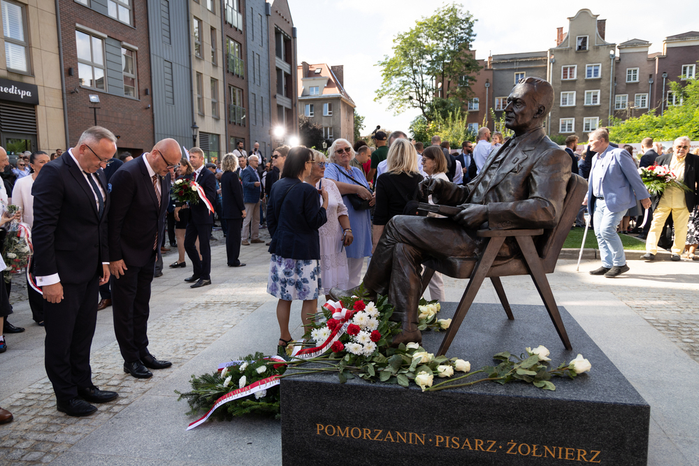 Uroczystość odsłonięcia pomnika Lecha Bądkowskiego – Gdańsk, 31 sierpnia 2024. Fot. Roman Jocher