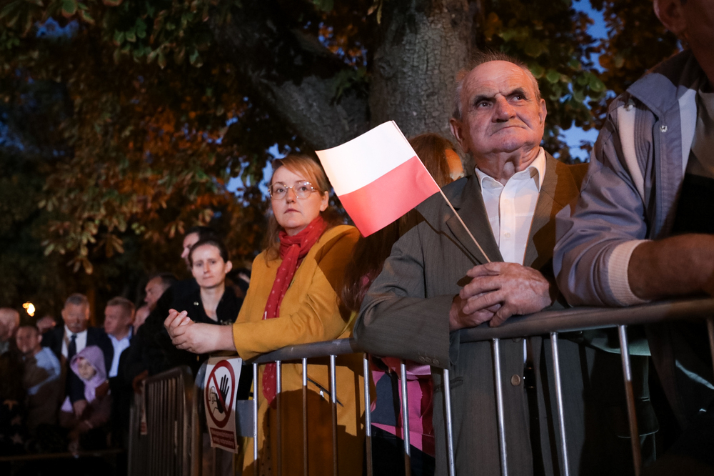 Uroczyste obchody 85. rocznicy wybuchu II wojny światowej w Wieluniu – 1 września 2024. Fot. Mikołaj Bujak (IPN)