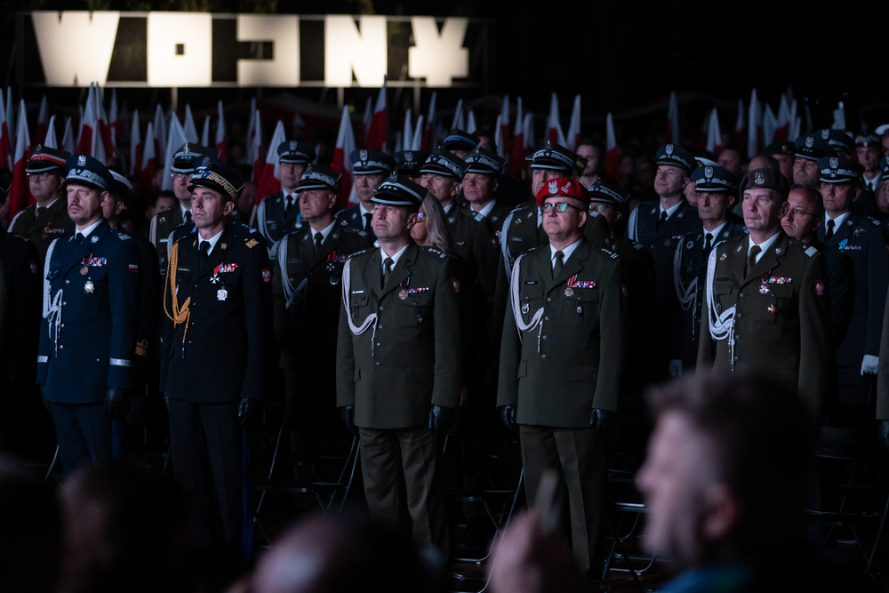 Uroczystości pod Pomnikiem Obrońców Wybrzeża na Westerplatte – Gdańsk, 1 września 2024. Fot. Roman Jocher