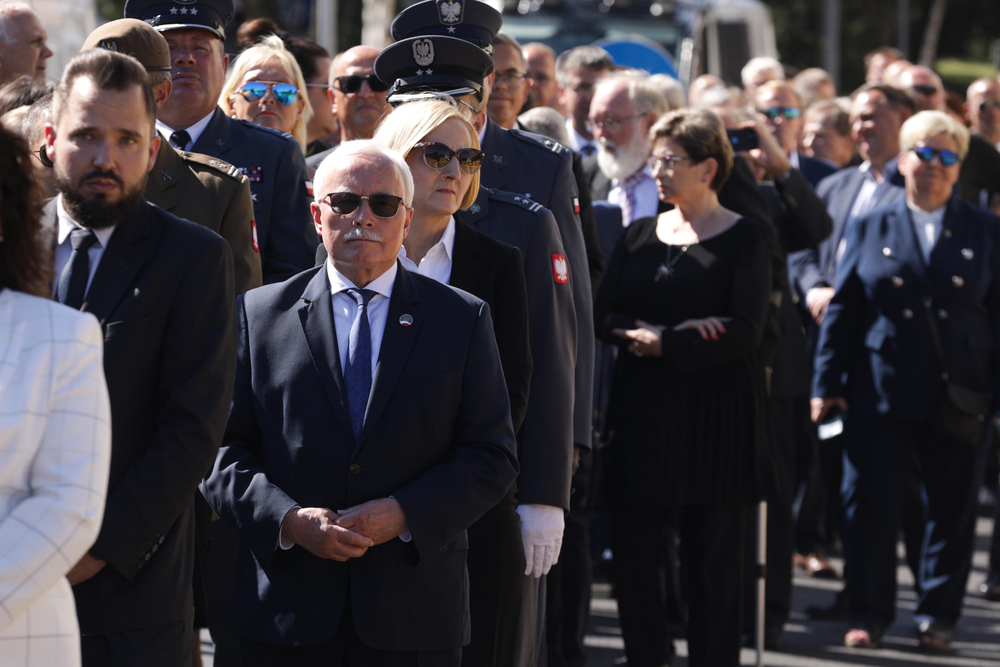 Państwowy pogrzeb ofiar niemieckich zbrodni – Chojnice, 2 września 2024. Fot. Mikołaj Bujak (IPN)