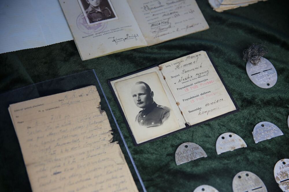 Otwarcie wystawy „Podeptane konwencje. Zbrodnie Wehrmachtu na żołnierzach Wojska Polskiego w trakcie walk i po zakończeniu kampanii polskiej 1939 r.” – Warszawa, 3 września 2024. Fot. Rafał Pękalski (IPN)