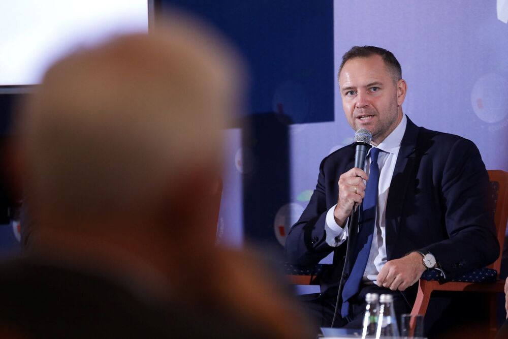 Instytut Pamięci Narodowej na XXXIII Forum Ekonomicznym – Karpacz, 3–5 września 2024. Na zdj. prezes IPN dr Karol Nawrocki. Fot. Mikołaj Bujak (IPN)