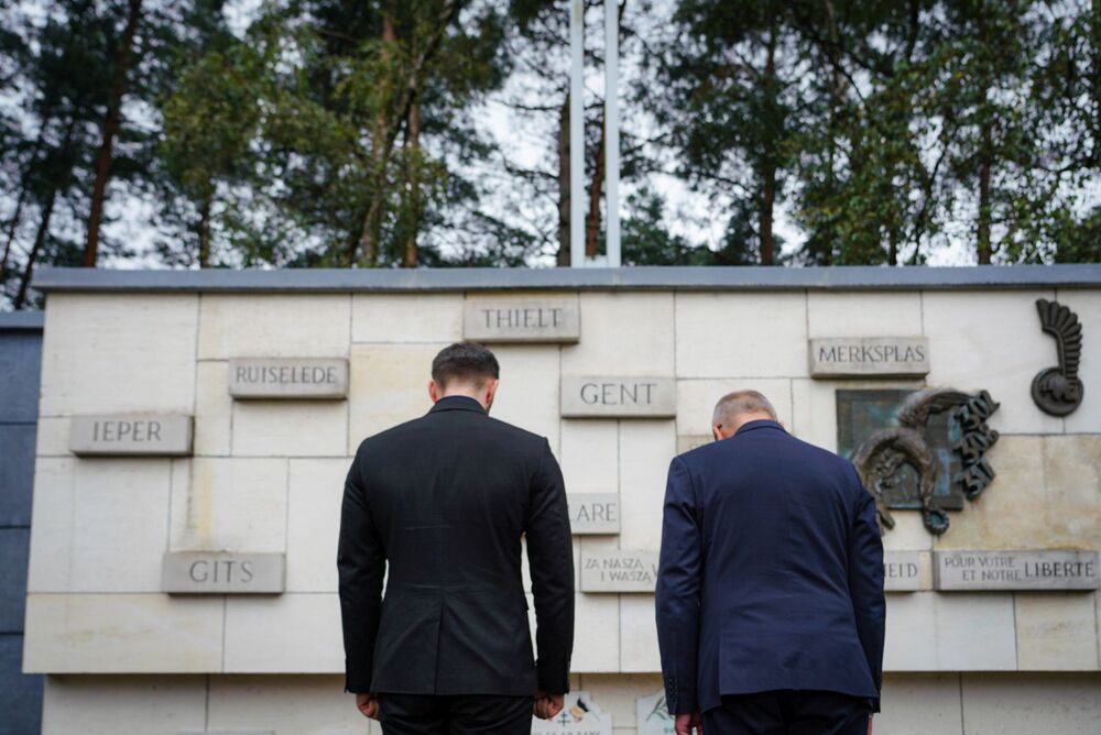 Delegacja IPN na Polskim Cmentarzu Wojennym w Lommel – 4 września 2024. Fot. Mateusz Niegowski (IPN)
