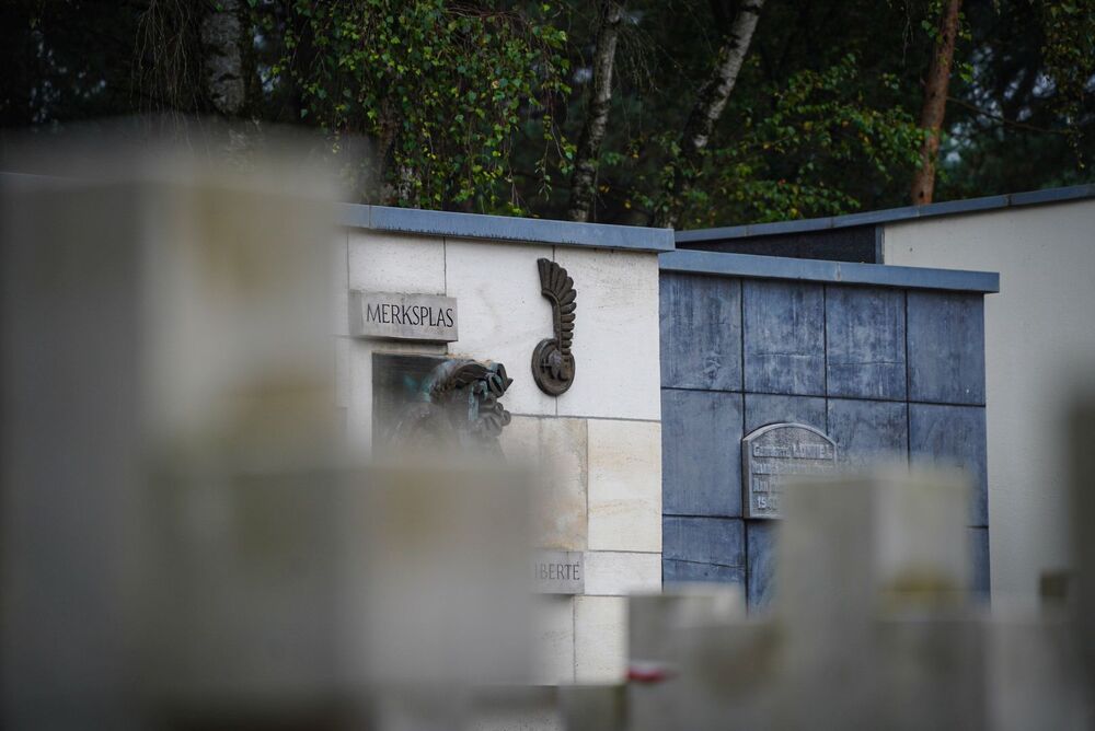 Delegacja IPN na Polskim Cmentarzu Wojennym w Lommel – 4 września 2024. Fot. Mateusz Niegowski (IPN)