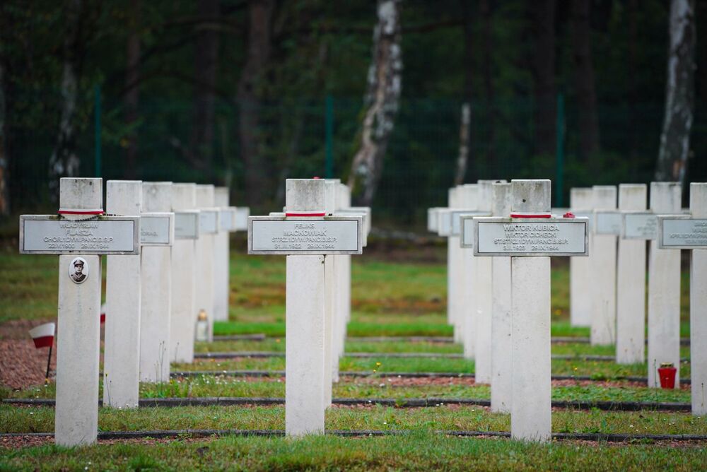 Delegacja IPN na Polskim Cmentarzu Wojennym w Lommel – 4 września 2024. Fot. Mateusz Niegowski (IPN)