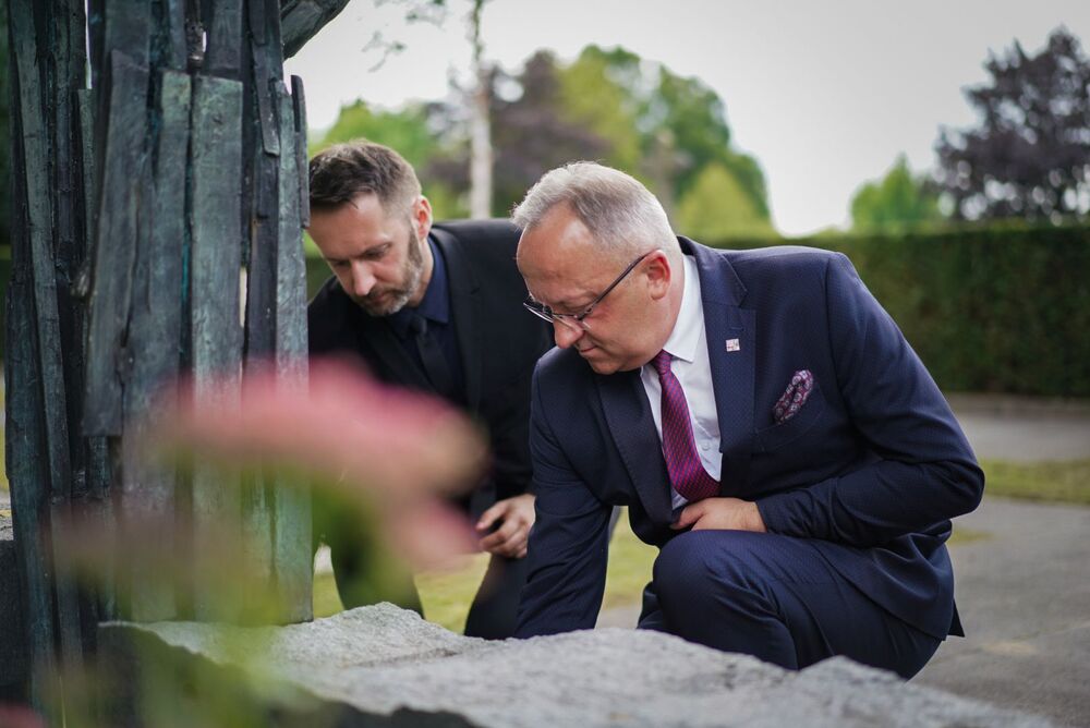 Delegacja IPN w Oosterhout – 4 września 2024. Fot. Mateusz Niegowski (IPN)