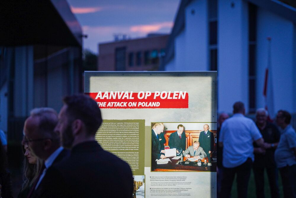 Wystawa „Szlaki Nadziei. Odyseja Wolności” w Bredzie – 4 września 2024. Fot. Mateusz Niegowski (IPN)