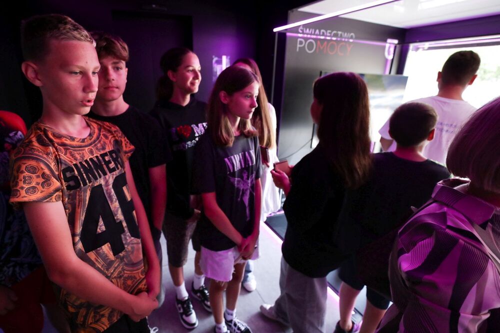 Prezentacja Mobilnego Przystanku Historia Przyszłości w Stalowej Woli – 5 września 2024. Fot. Mikołaj Bujak (IPN)