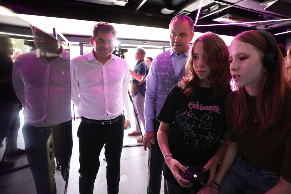 Prezentacja Mobilnego Przystanku Historia Przyszłości w Stalowej Woli – 5 września 2024. Fot. Mikołaj Bujak (IPN)