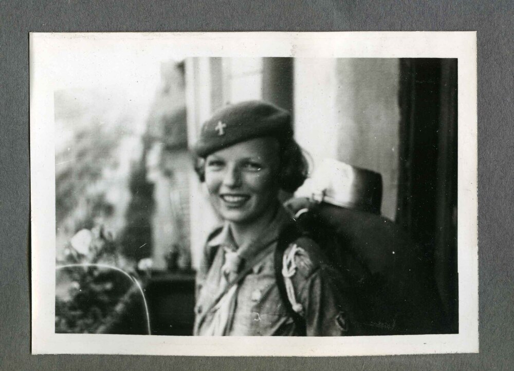 Ewa Stolarska z d. Piaszczyńska (1923–2007). Zdjęcie pochodzi z kolekcji dokumentów Ewy Stolarskiej (AIPN)