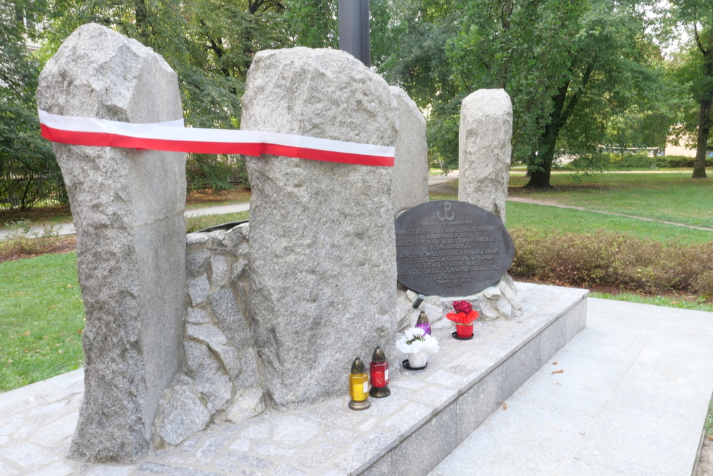 Uroczystości pod pomnikiem Batalionu „Chrobry I” – 31 sierpnia 2024. Fot. Krzysztof Wojciechowski (IPN)