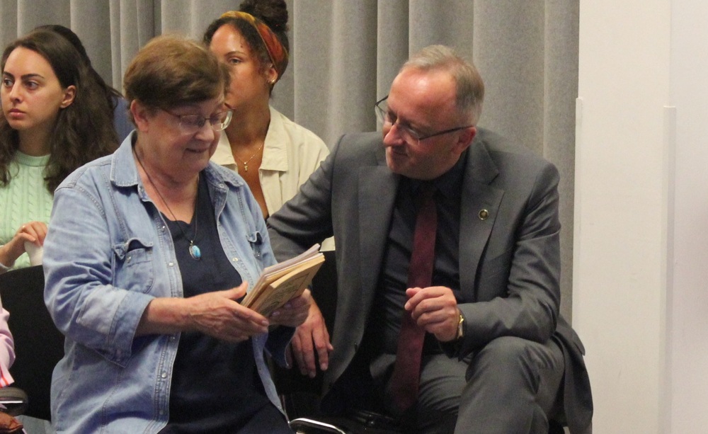 Teresa Bochwic i dr hab. Karol Polejowski, zastępca prezesa IPN – Warszawa, 6 września 2024. Fot. Sławomir Bardski (IPN)