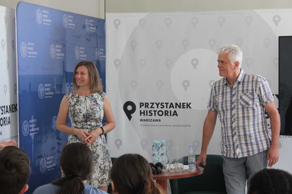 Uczestnicy projektu PEACE LINE z wizytą w Instytucie Pamięci Narodowej. Spotkanie z Markiem Głowackim – Warszawa, 6 września 2024. Fot. Sławomir Bardski (IPN)