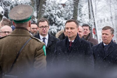W uroczystościach zorganizowanych przez IPN wziął udział prezydent RP Andrzej Duda. Fot. Sławomir Kasper (IPN)