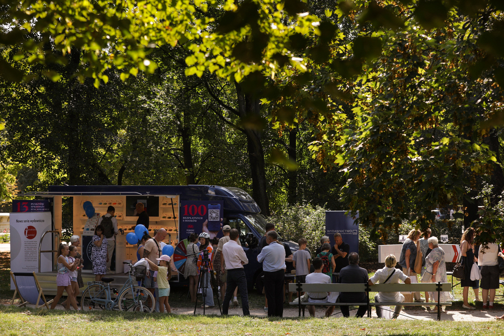 Wydawnictwo IPN na Narodowym Czytaniu 2024 w Warszawie – 7 września 2024. Fot. Mikołaj Bujak (IPN)