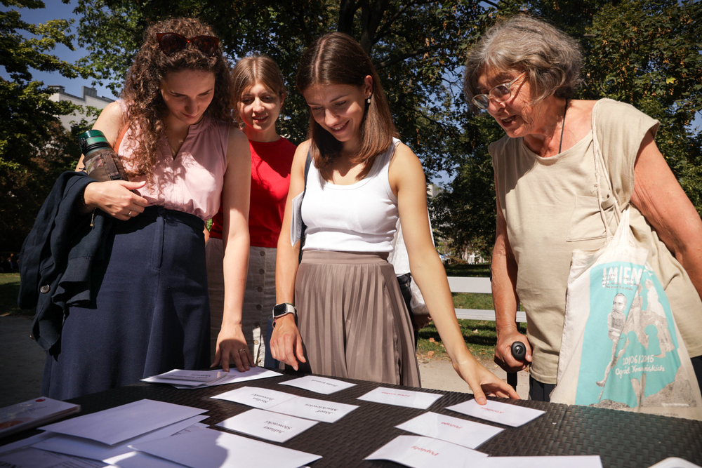 Wydawnictwo IPN na Narodowym Czytaniu 2024 w Warszawie – 7 września 2024. Fot. Mikołaj Bujak (IPN)