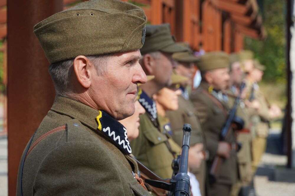 Uroczystości 78. rocznicy zbrodni na żołnierzach NSZ oddziału kpt. Henryka Flamego ps. Bartek – Stary Grodków, Malerzowice Wielkie, 8 września 2024. Fot. Denis Olejak (IPN)