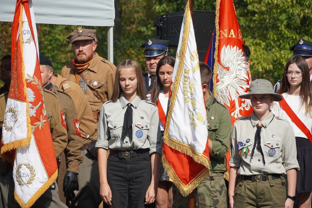 Uroczystości 78. rocznicy zbrodni na żołnierzach NSZ oddziału kpt. Henryka Flamego ps. Bartek – Stary Grodków, Malerzowice Wielkie, 8 września 2024. Fot. Denis Olejak (IPN)