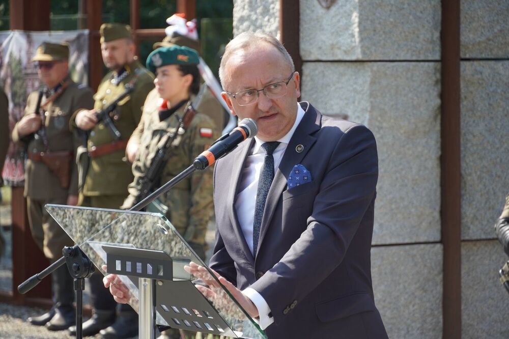 Uroczystości 78. rocznicy zbrodni na żołnierzach NSZ oddziału kpt. Henryka Flamego ps. Bartek – Stary Grodków, Malerzowice Wielkie, 8 września 2024. Fot. Denis Olejak (IPN)