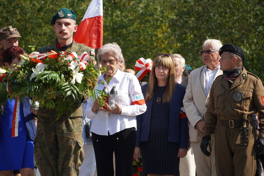 Uroczystości 78. rocznicy zbrodni na żołnierzach NSZ oddziału kpt. Henryka Flamego ps. Bartek – Stary Grodków, Malerzowice Wielkie, 8 września 2024. Fot. Denis Olejak (IPN)