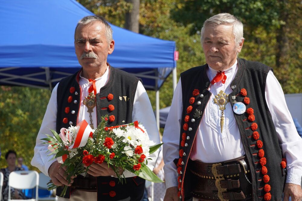 Uroczystości 78. rocznicy zbrodni na żołnierzach NSZ oddziału kpt. Henryka Flamego ps. Bartek – Stary Grodków, Malerzowice Wielkie, 8 września 2024. Fot. Denis Olejak (IPN)
