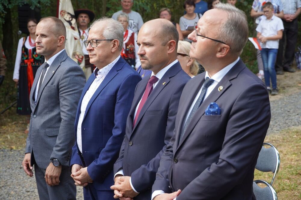 Uroczystości 78. rocznicy zbrodni na żołnierzach NSZ oddziału kpt. Henryka Flamego ps. Bartek – Stary Grodków, Malerzowice Wielkie, 8 września 2024. Fot. Denis Olejak (IPN)