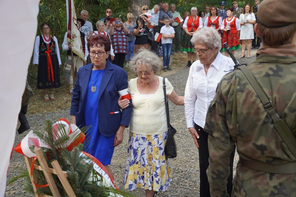 Uroczystości 78. rocznicy zbrodni na żołnierzach NSZ oddziału kpt. Henryka Flamego ps. Bartek – Stary Grodków, Malerzowice Wielkie, 8 września 2024. Fot. Denis Olejak (IPN)