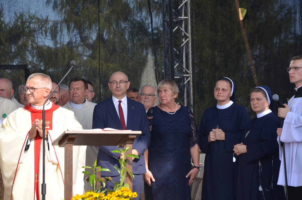 Rok od beatyfikacji Rodziny Ulmów – uroczystości w Markowej – 8 września 2024. Fot. Łukasz Chrobak (IPN)