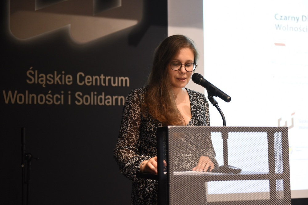 Katowicki oddział IPN został uhonorowany nagrodą „Czarny Diament Wolności” – Katowice, 9 września 2024. Fot. Monika Kobylańska (IPN)