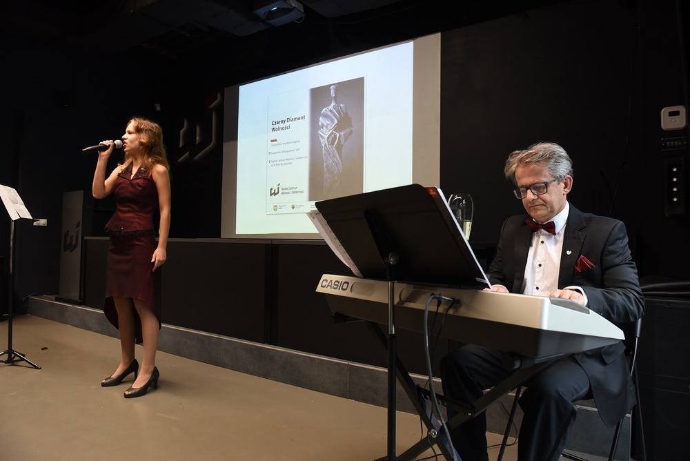 Katowicki oddział IPN został uhonorowany nagrodą „Czarny Diament Wolności” – Katowice, 9 września 2024. Fot. Monika Kobylańska (IPN)