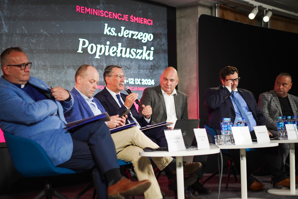 Ogólnopolska konferencja naukowa: „Reminiscencje śmierci ks. Jerzego Popiełuszki” – Warszawa, 11 września 2024. Fot. Mateusz Niegowski (IPN)