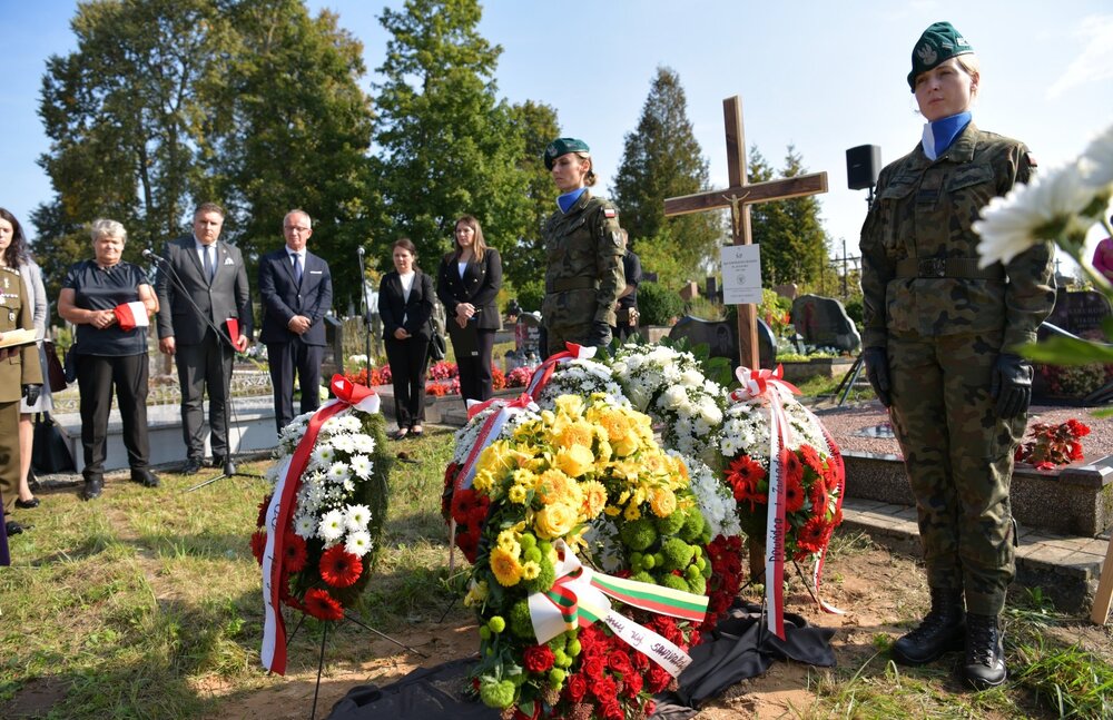 Uroczystości pogrzebowe Napoleona Ciukszy ps. „Waligóra” – Powiewiórka (Litwa), 14 września 2024. Fot. dr Agnieszka Wojtkowska (IPN)