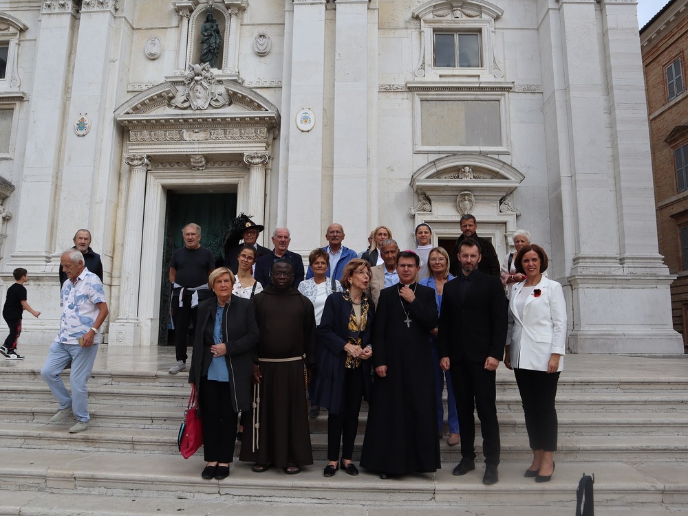 Odsłonięcie wystawy IPN „Szlaki Nadziei. Odyseja Wolności” – Loreto (Włochy), 15 września 2024. Fot. Marco Vittorio Radici