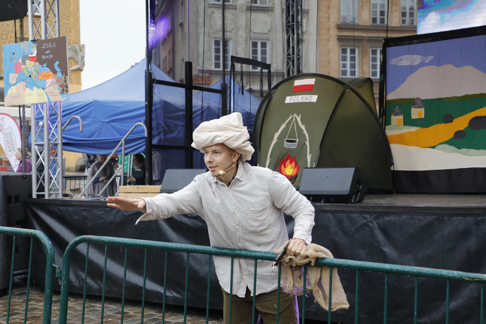 „Historia Misia Wojtka” podczas „Orszaku Dziejów” – Warszawa, 14 września 2024. Fot. Piotr Życieński (IPN)