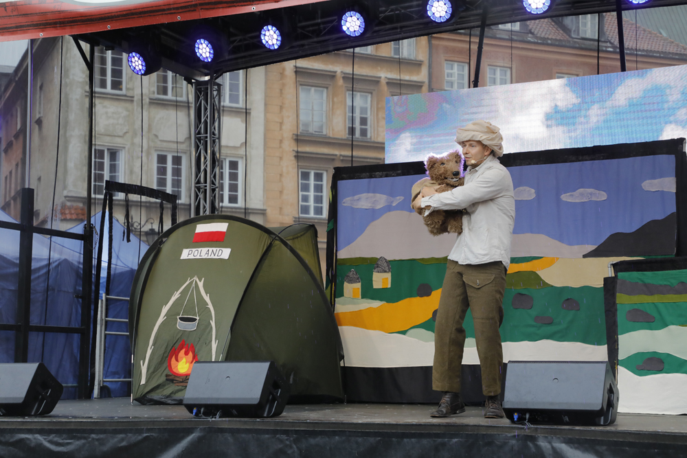 „Historia Misia Wojtka” podczas „Orszaku Dziejów” – Warszawa, 14 września 2024. Fot. Piotr Życieński (IPN)