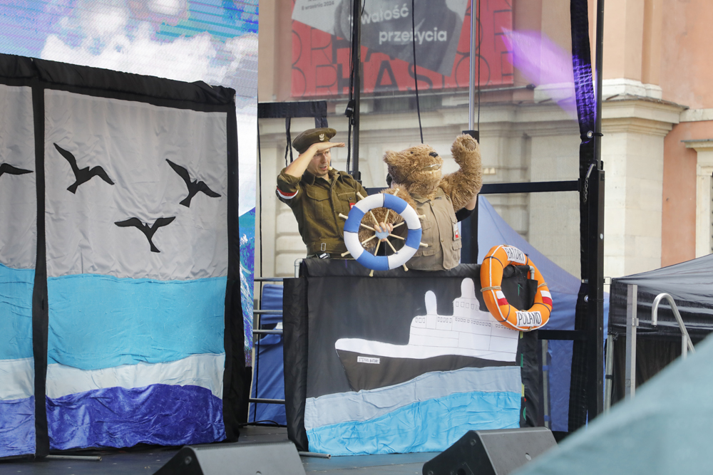 „Historia Misia Wojtka” podczas „Orszaku Dziejów” – Warszawa, 14 września 2024. Fot. Piotr Życieński (IPN)