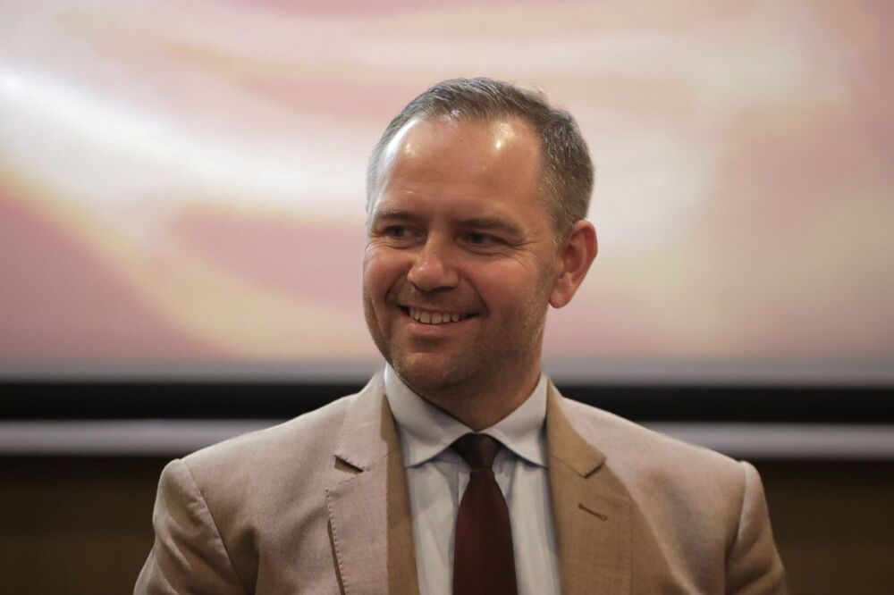 IX edycja Przystanku Niepodległość – Lewin Kłodzki, 13 września 2024. Na zdj. prezes IPN dr Karol Nawrocki. Fot. Mikołaj Bujak (IPN)