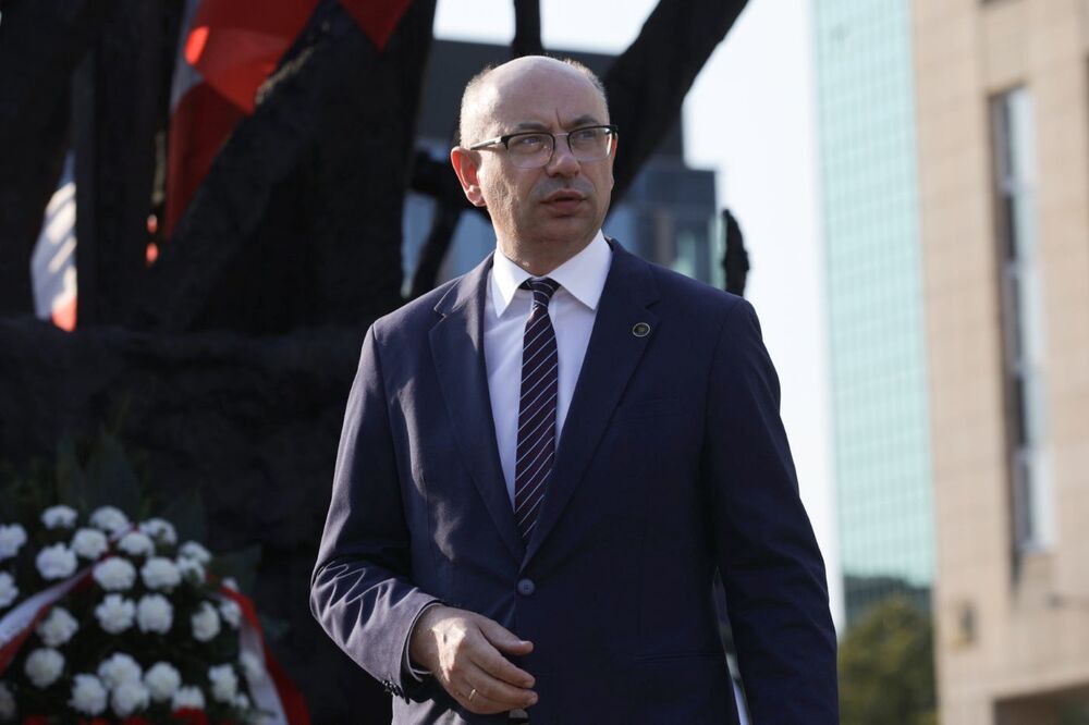 85. rocznica agresji ZSRS na Polskę – Warszawa, 17 września 2024. Na zdj. zastępca prezesa dr Mateusz Szpytma. Fot. Mikołaj Bujak (IPN)