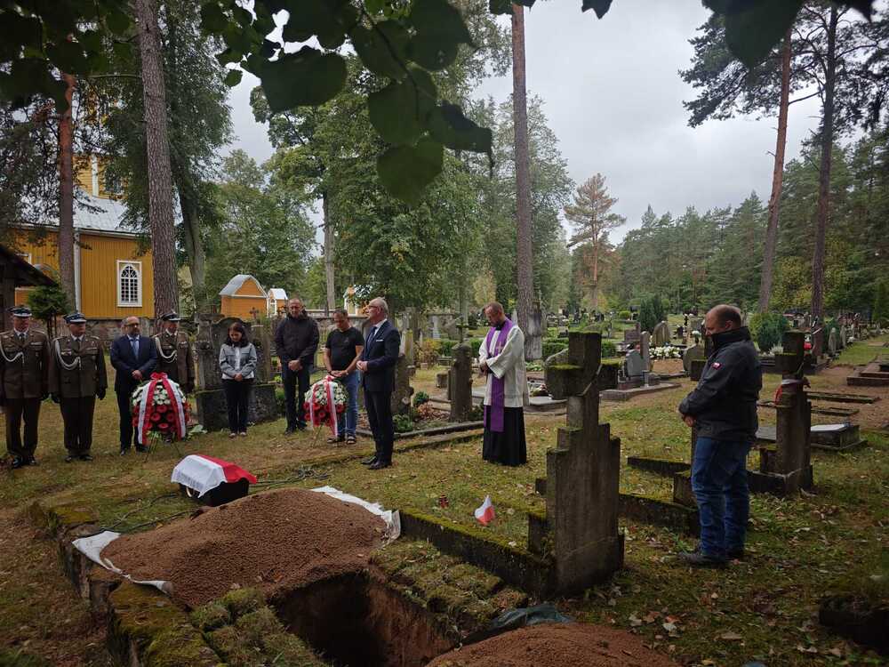 Uroczystości pogrzebowe żołnierza Wojska Polskiego – Litwa, 13 września 2024. Fot. dr Agnieszka Wojtkowska i Marek Nadolski (IPN)