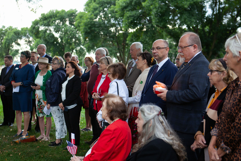 Uczciliśmy pamięć bohaterskich lotników samolotu Boeing B-17 – Minneapolis, 21 września 2024. Fot. Jakub Nadstawny (IPN)