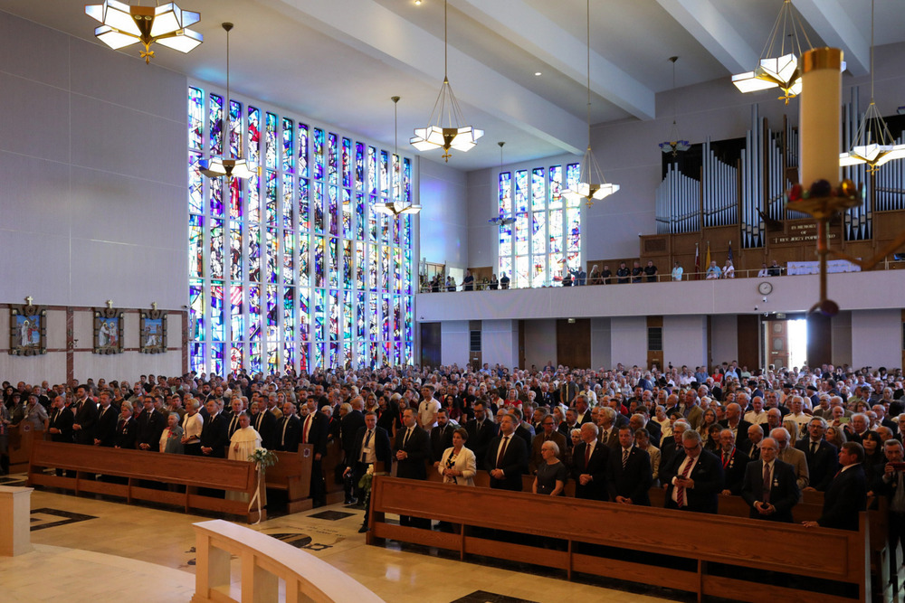 Poświęciliśmy pomnik Bohaterów „Walki o Niepodległość po 1944–45 roku i »Solidarności«” – Doylestown (Pensylwania, Stany Zjednoczone), 22 września 2024. Fot. Mikołaj Bujak (IPN)