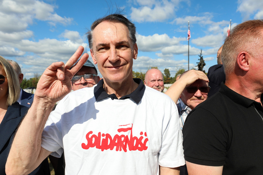 Poświęciliśmy pomnik Bohaterów „Walki o Niepodległość po 1944–45 roku i »Solidarności«” – Doylestown (Pensylwania, Stany Zjednoczone), 22 września 2024. Fot. Mikołaj Bujak (IPN)