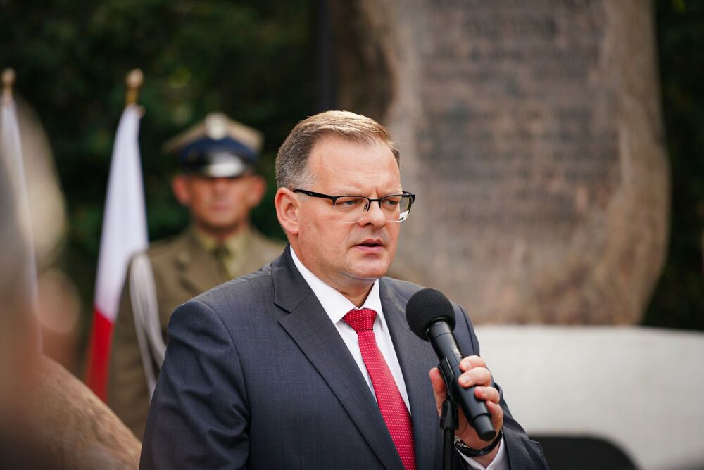 Obchody 80. rocznicy męczeńskiej śmierci błogosławionego księdza Józefa Stanka – Warszawa, 23 września 2024. Na zdj. doradca prezesa IPN Jan Józef Kasprzyk. Fot. Mateusz Niegowski (IPN)