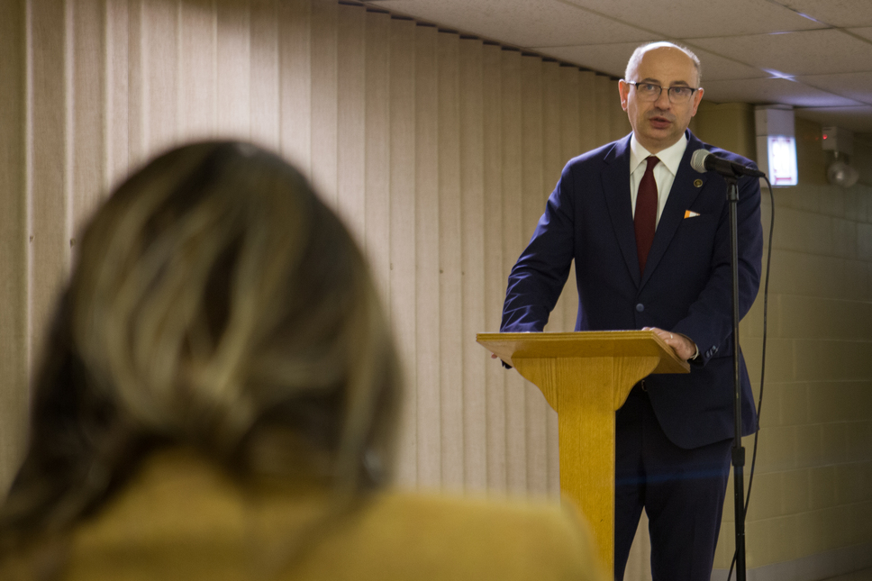 Kongres Polonii Amerykańskiej w Chicago. Na zdj. zastępca prezesa IPN dr Mateusz Szpytma – 23 września 2024. Fot. Jakub Nadstawny (IPN)