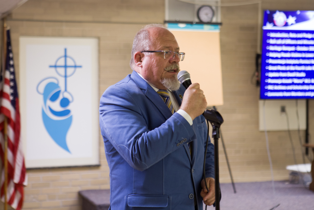 Kongres Polonii Amerykańskiej w Chicago. Na zdj. dyrektor Biura Upamiętniania Walk i Męczeństwa IPN dr Adam Siwek – 23 września 2024. Fot. Jakub Nadstawny (IPN)