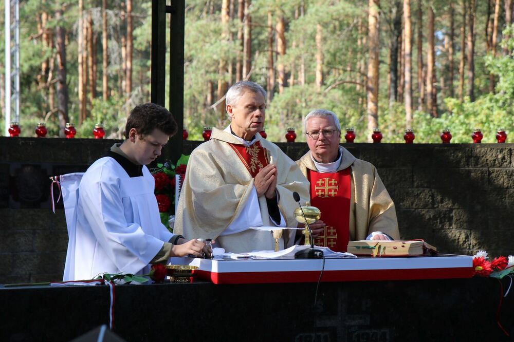 Uroczystości upamiętniające ofiary zbrodni ponarskiej – Wileńszczyzna, 25 września 2024. Fot. Wioleta Wróbel (IPN)