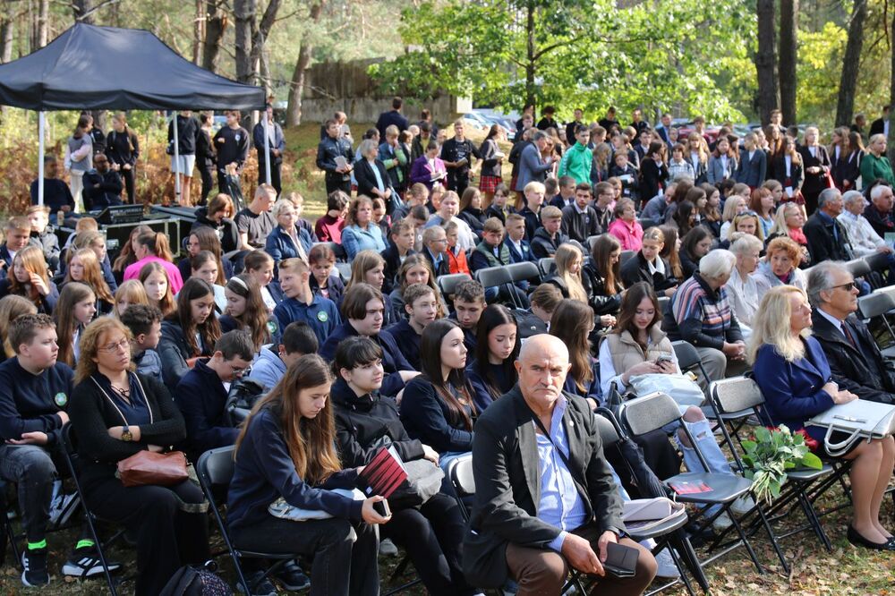 Uroczystości upamiętniające ofiary zbrodni ponarskiej – Wileńszczyzna, 25 września 2024. Fot. Wioleta Wróbel (IPN)