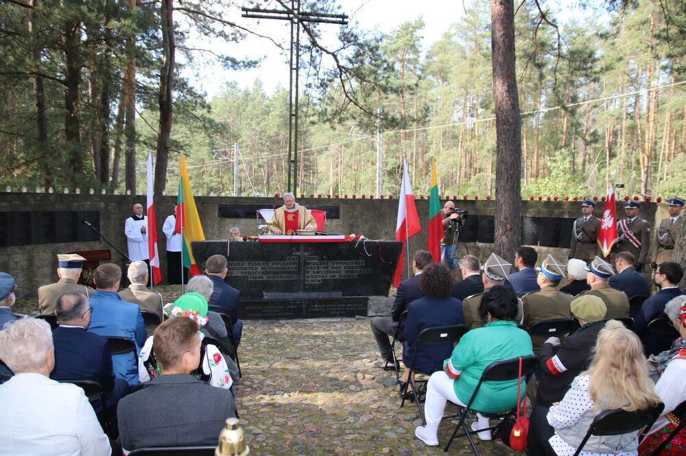 Uroczystości upamiętniające ofiary zbrodni ponarskiej – Wileńszczyzna, 25 września 2024. Fot. Wioleta Wróbel (IPN)