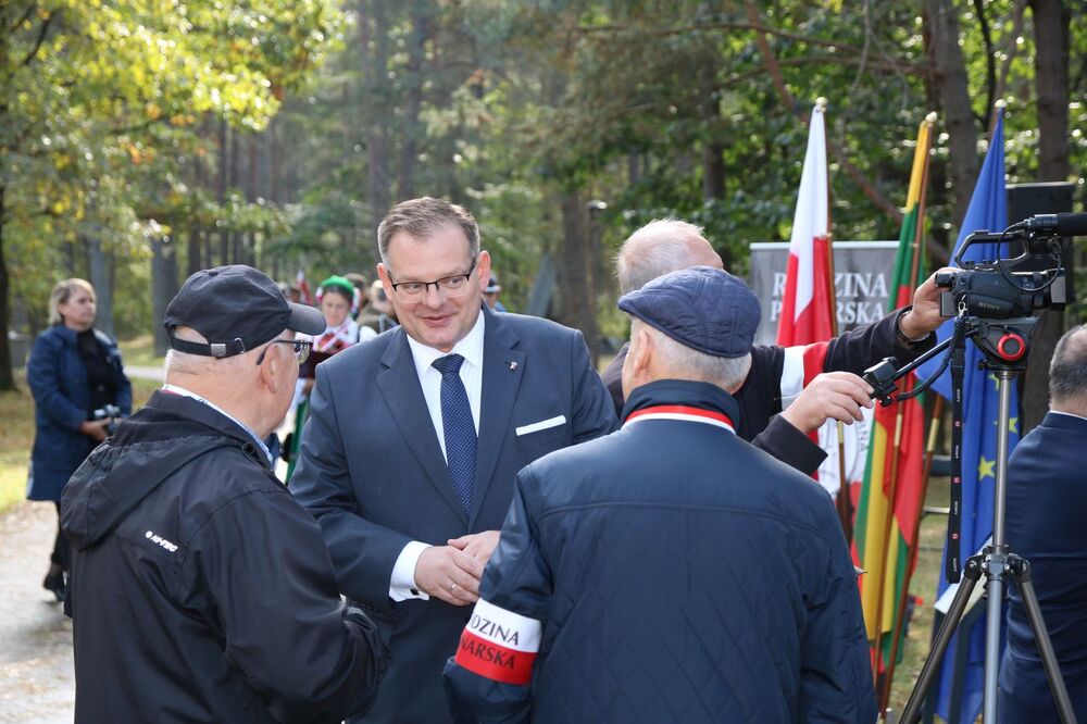 Uroczystości upamiętniające ofiary zbrodni ponarskiej – Wileńszczyzna, 25 września 2024. Fot. Wioleta Wróbel (IPN)