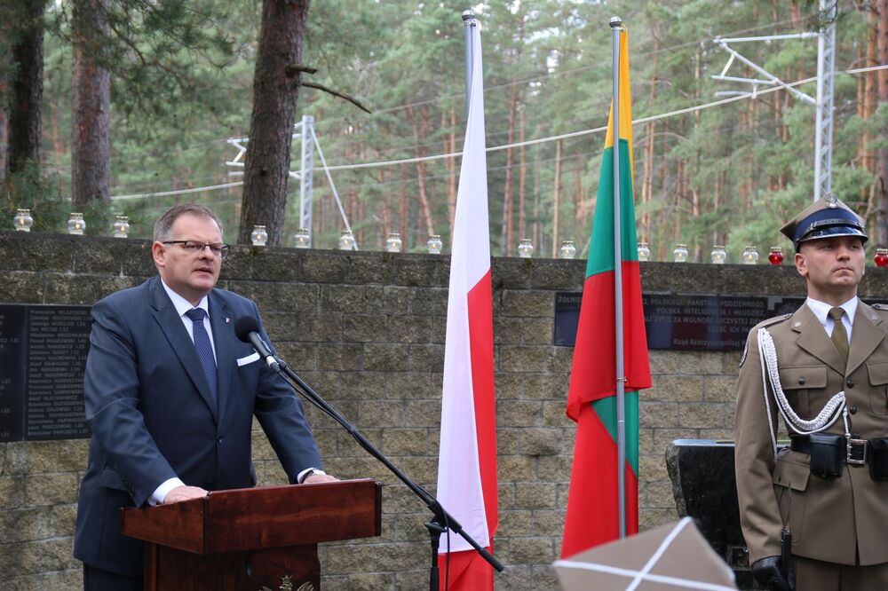 Uroczystości upamiętniające ofiary zbrodni ponarskiej – Wileńszczyzna, 25 września 2024. Fot. Wioleta Wróbel (IPN)